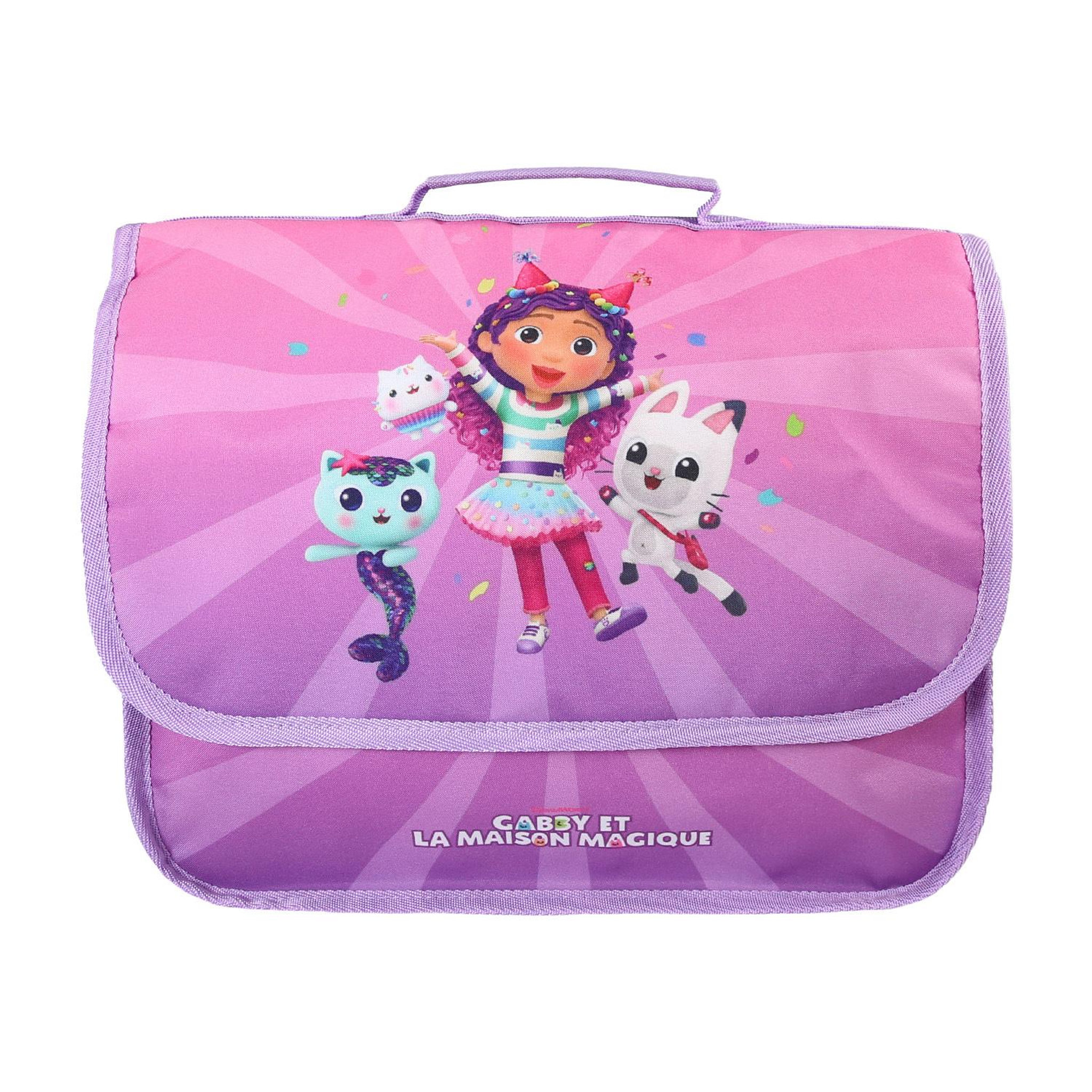 Voir la diapositive 1 : Bagtrotter Cartable Scolaire Maternelle 32cm Gabby et La Maison Magique Violet 1 Compartiment  -  Bagtrotter