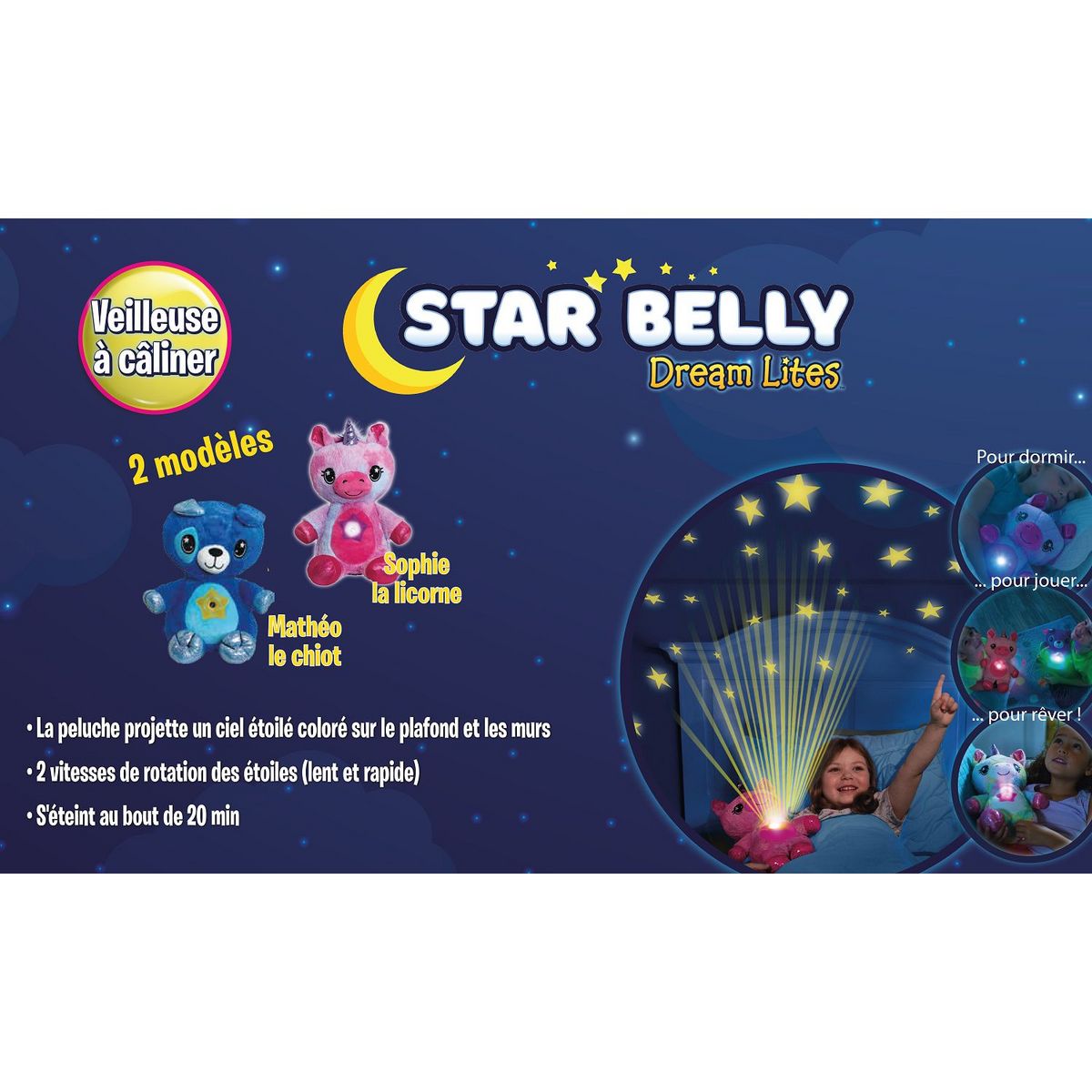 BEST OF TV Peluche - Star Belly Chiot 
