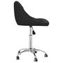 Voir la diapositive 4 : VIDAXL Chaises pivotantes a manger lot de 6 noir similicuir