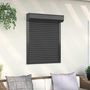 Voir la diapositive 1 : VIDAXL Volet roulant aluminium 80x100 cm anthracite