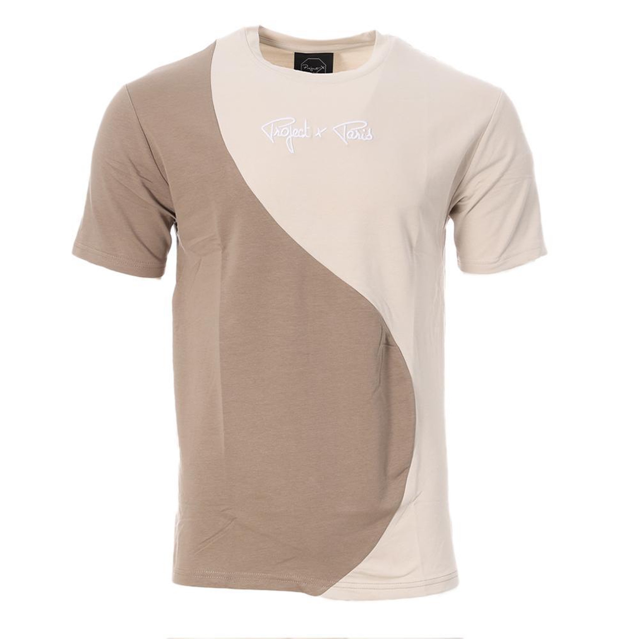 Voir la diapositive 1 : Project X T-shirt Beige/Marron Homme Project X Paris Vague