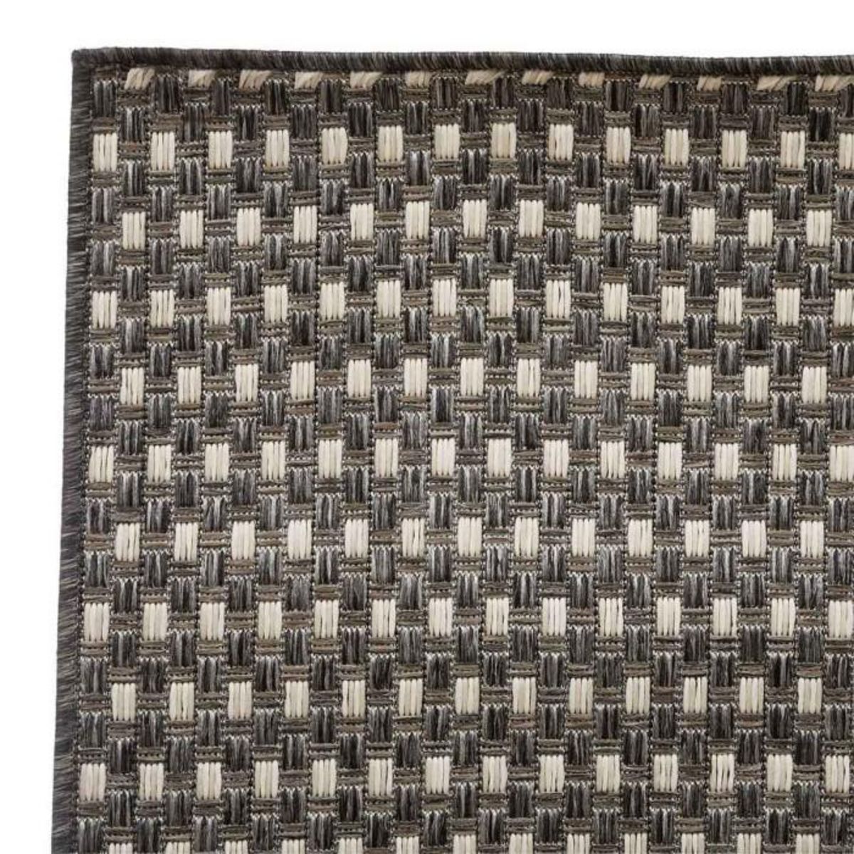 Paris Prix Tapis Tressé Déco  Gray  120x170cm Gris