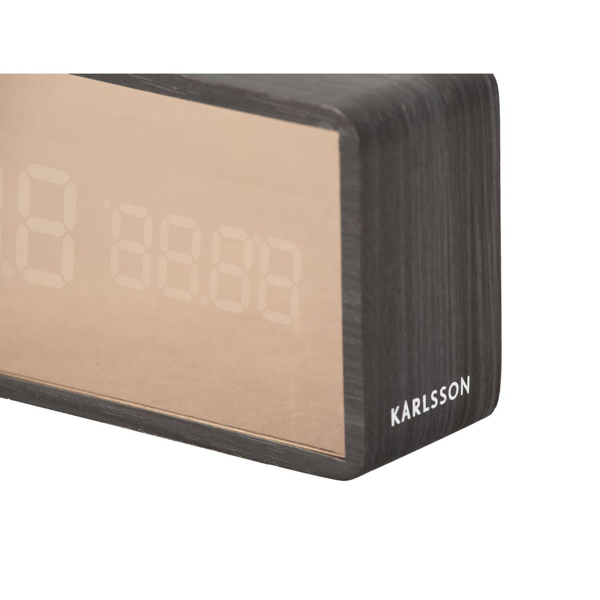 Voir la diapositive 3 : Karlsson Réveil Copper Mirror LED