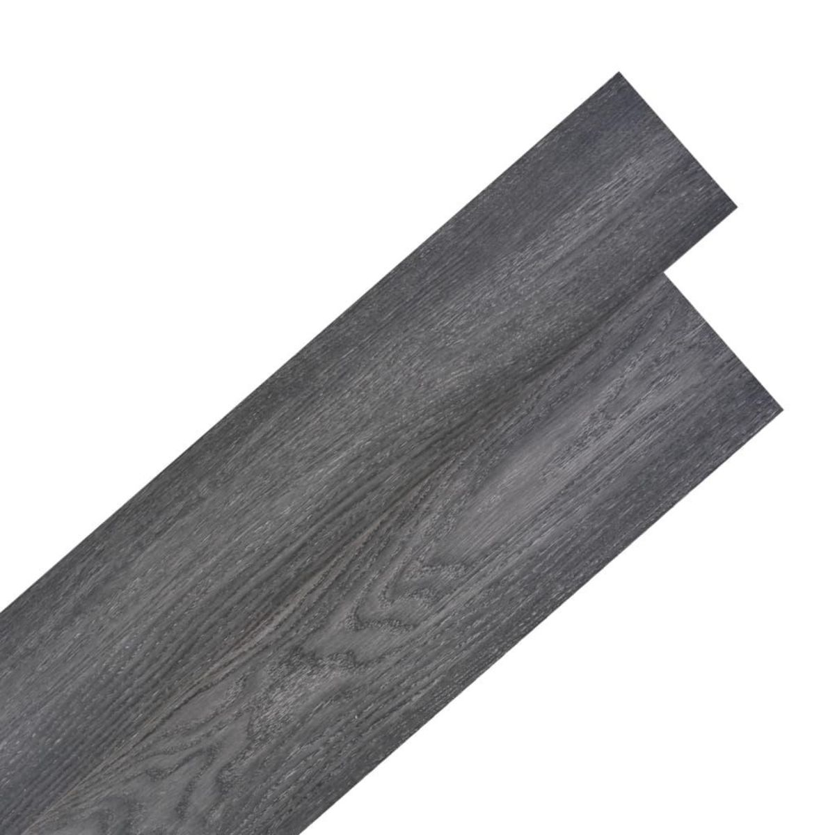VIDAXL Dalles de plancher PVC autoadhesif 5,02 m^2 2 mm noir et blanc