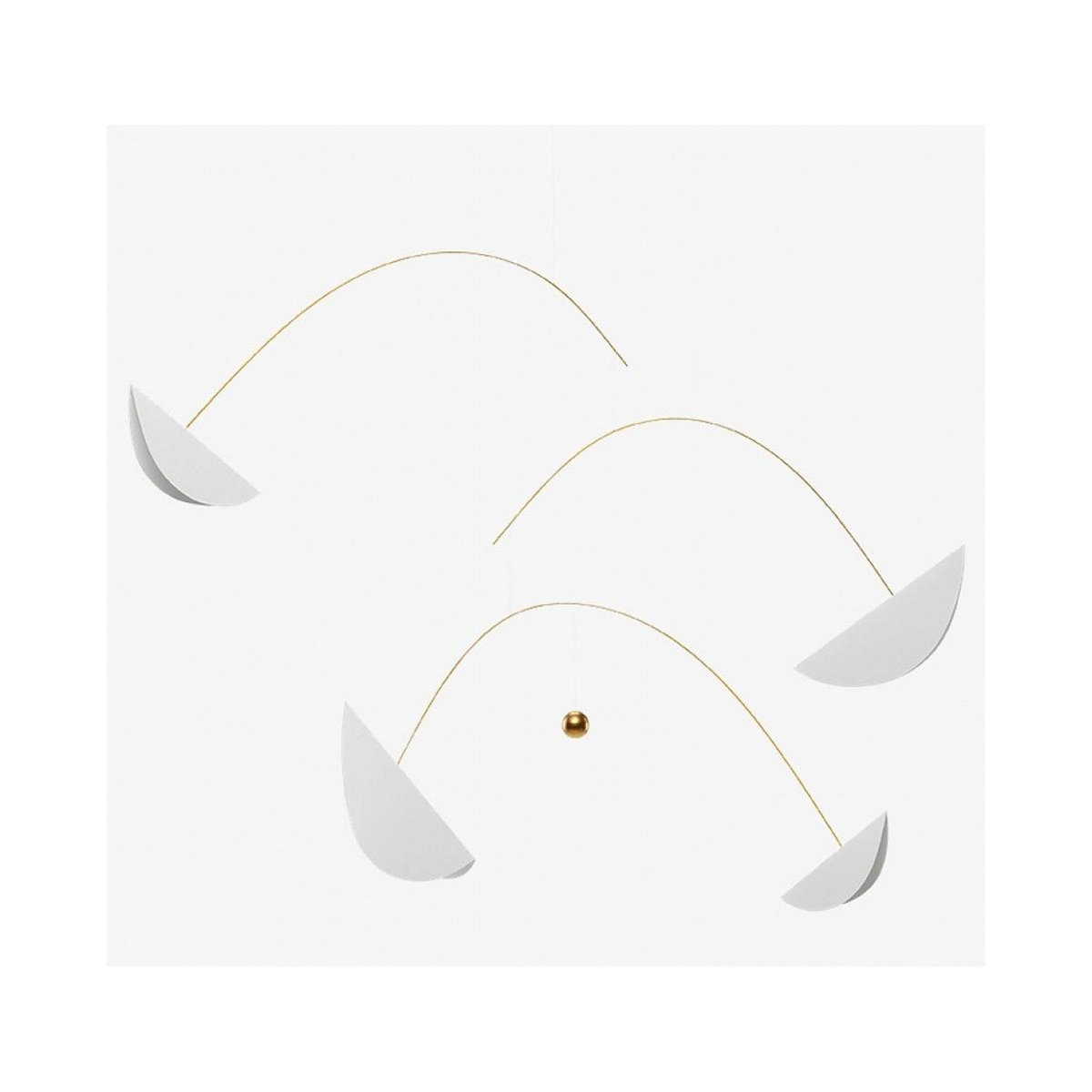 Flensted Life  and  Thread  205cm blanc et or