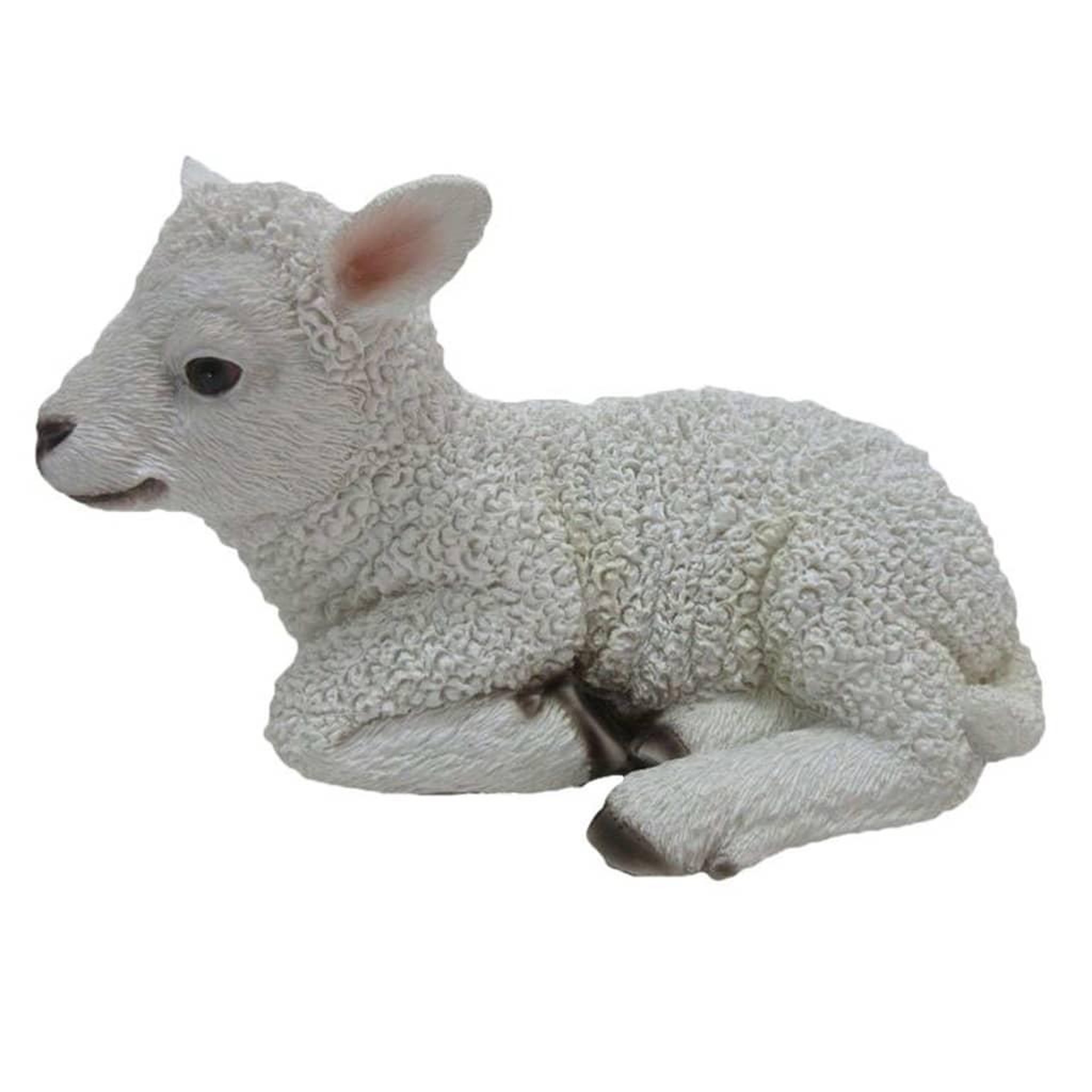 Voir la diapositive 1 : ESSCHERT DESIGN Esschert Design Agneau couche 17,6x10,8x10,5 cm