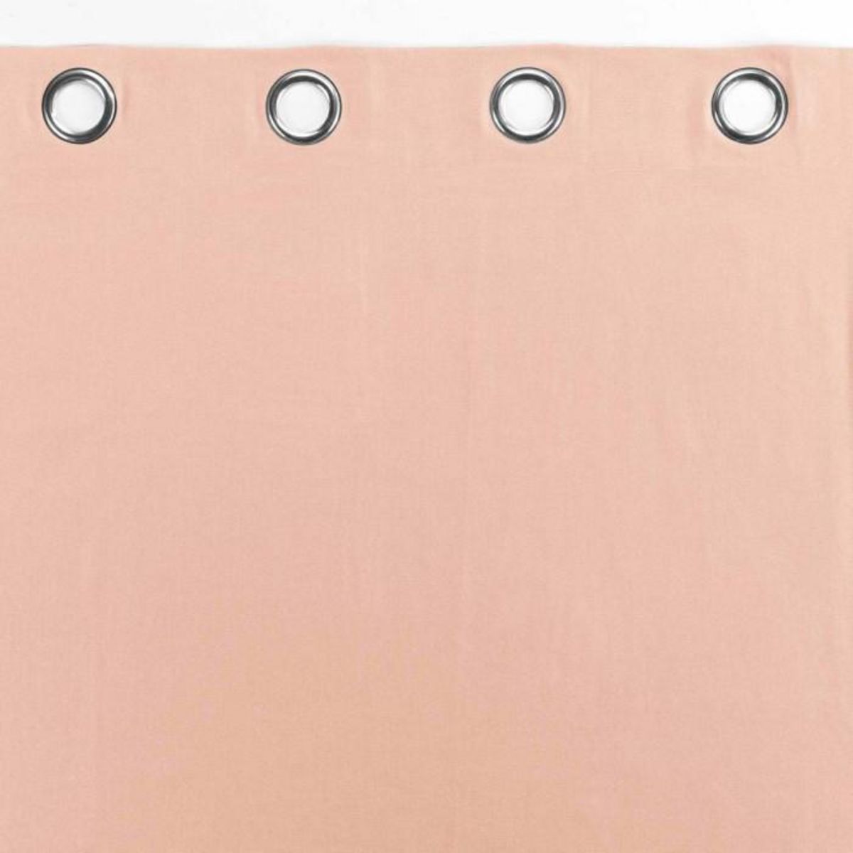 Paris Prix Rideau à Œillets  Panama  140x240cm Rose Poudré