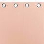 Voir la diapositive 3 : Paris Prix Rideau à Œillets  Panama  140x240cm Rose Poudré