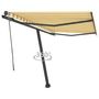 Voir la diapositive 1 : VIDAXL Auvent automatique sur pied 300x250 cm Jaune/Blanc