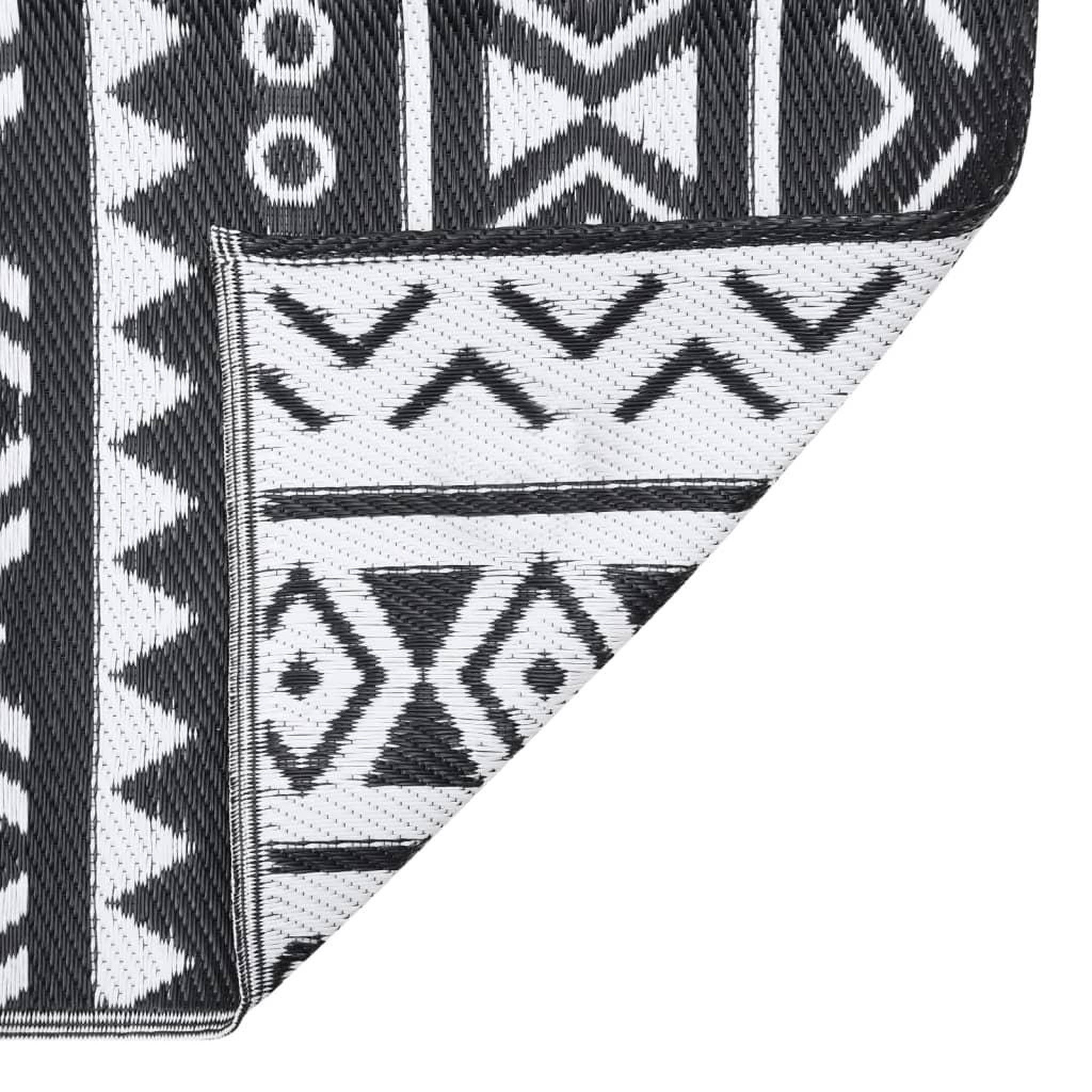 Voir la diapositive 4 : VIDAXL Tapis d'exterieur Noir 80x150 cm PP