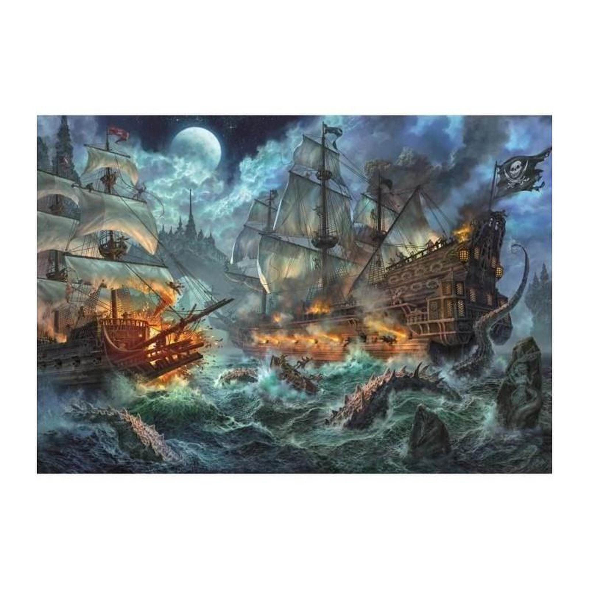 Voir la diapositive 2 : CLEMENTONI Puzzle - Clementoni - 6000 pieces - Vessels - Adulte - Fabriqué en Italie
