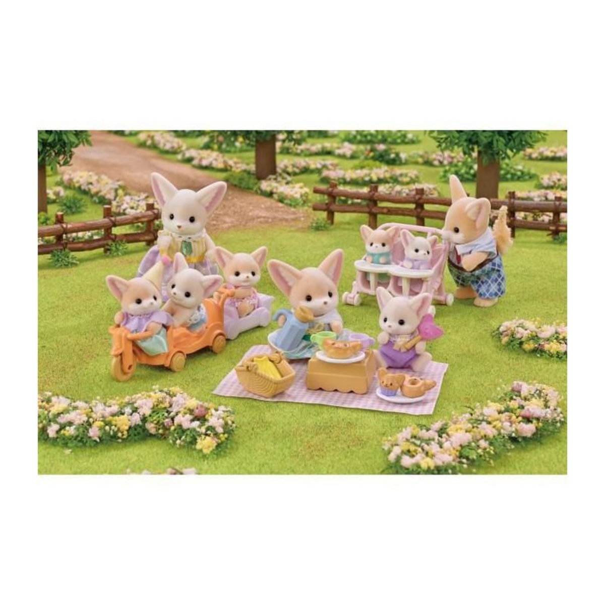 Sylvanian Families Le set de pique-nique des freres et soeurs Fennec - SYLVANIAN FAMILIES