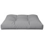 Voir la diapositive 4 : VIDAXL Coussin de palette gris 80x80x12 cm tissu