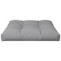 Voir la diapositive 4 : VIDAXL Coussin de palette gris 80x80x12 cm tissu