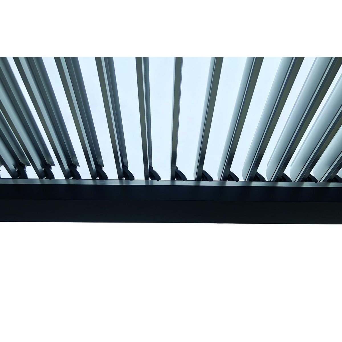 CONCEPT USINE Pergola bioclimatique grise 3x4 m MILOS