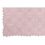 Voir la diapositive 2 : Paris Prix Nappe Déco en Coton  Dentelle  130x180cm Rose Mauve