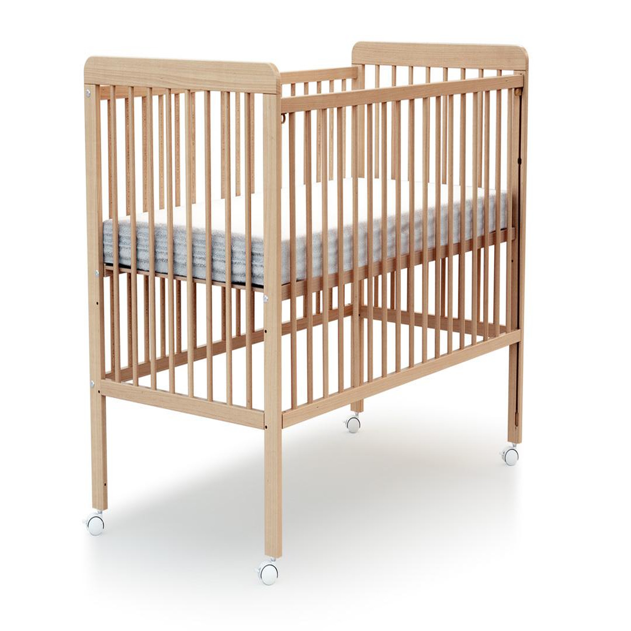 Voir la diapositive 3 : AT4 Lit bébé coulissant en bois ESSENTIEL 60 x 120 cm