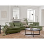 Voir la diapositive 1 : LISA DESIGN Vermont - canapé panoramique d'angle droit - 7 places - convertible - en tissu