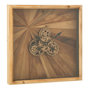 Voir la diapositive 1 : Paris Prix Horloge Murale Engrenage  Chalet  60cm Naturel