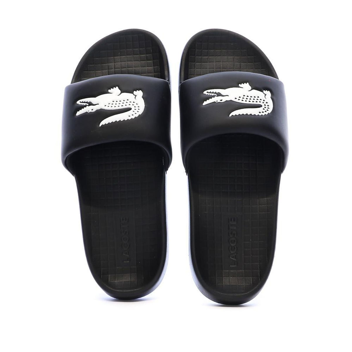 Lacoste Claquettes Noir Homme Lacoste Serve Slide 1.0