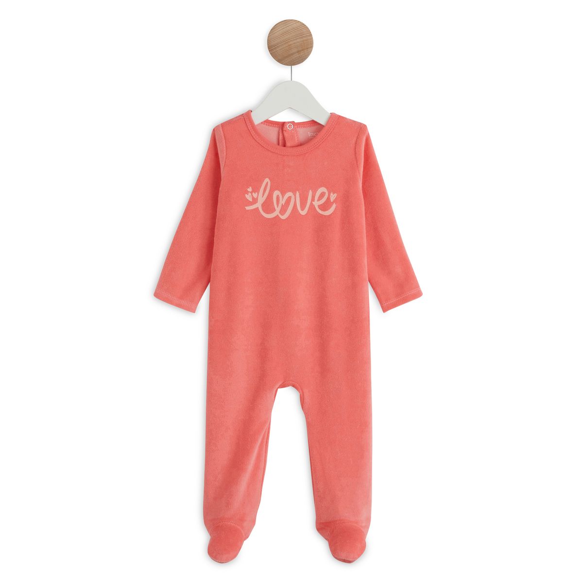 INEXTENSO Dors bien velours love bébé fille