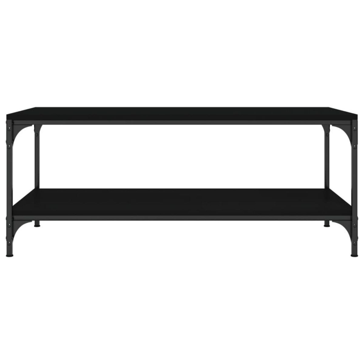 VIDAXL Table basse Noir 100x50x40 cm Bois d'ingenierie