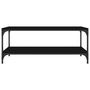 Voir la diapositive 4 : VIDAXL Table basse Noir 100x50x40 cm Bois d'ingenierie