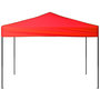 Voir la diapositive 3 : VIDAXL Tente de reception pliable Rouge 3x3 m