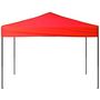 Voir la diapositive 3 : VIDAXL Tente de reception pliable Rouge 3x3 m