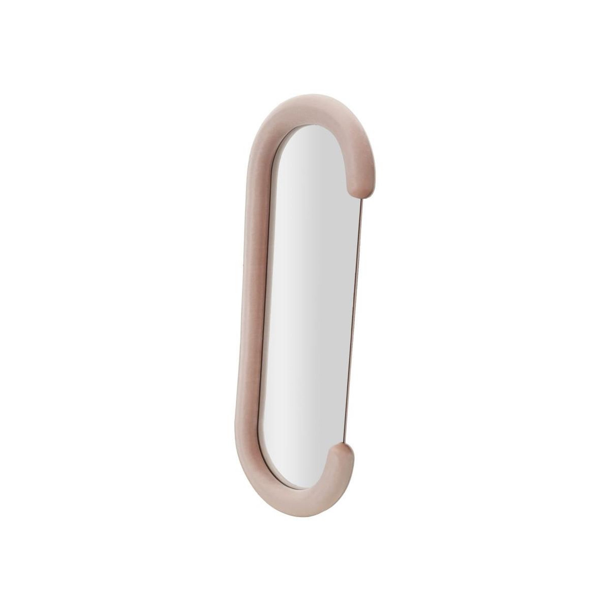 Voir la diapositive 2 : Paris Prix Miroir mural en velours  chantal  160cm rose