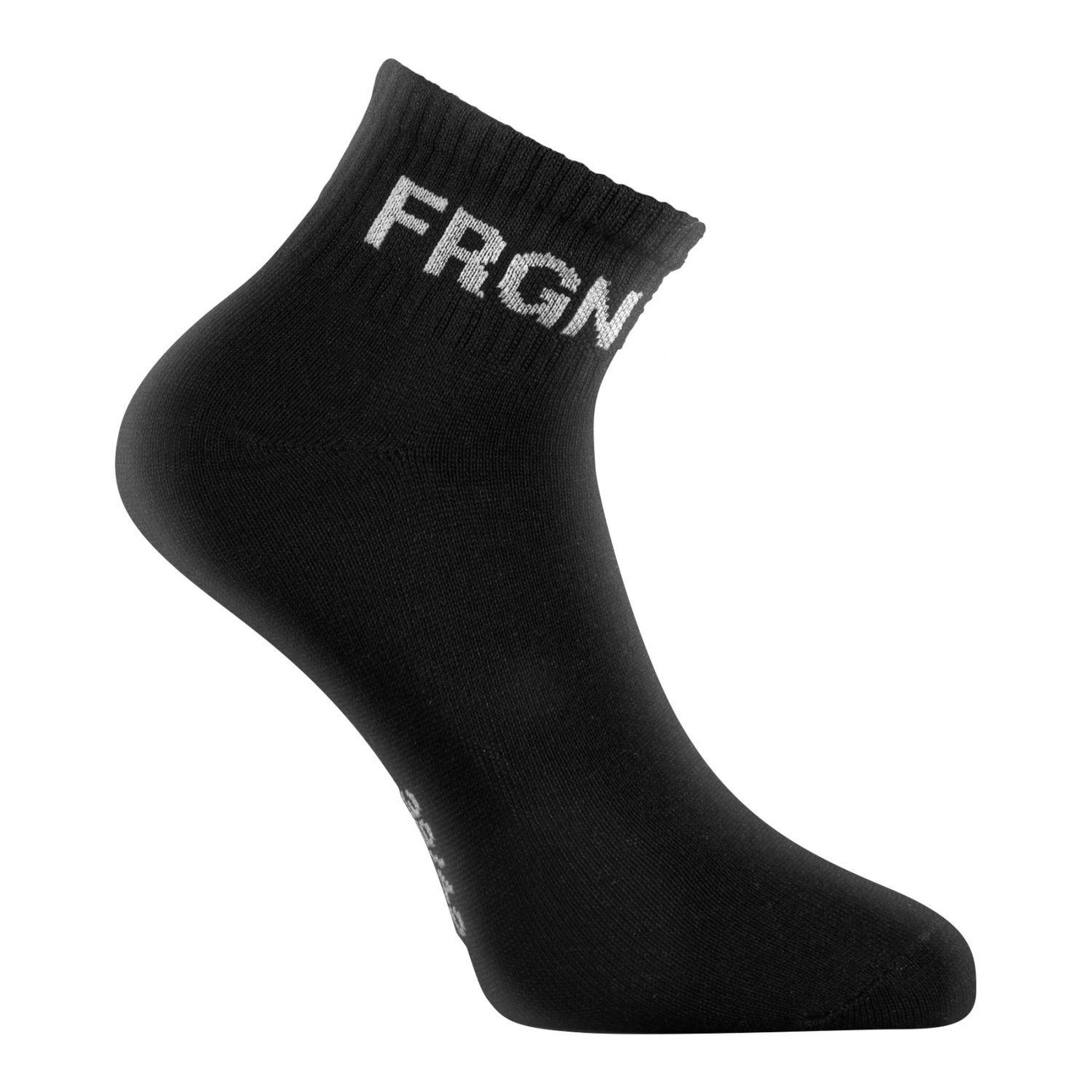 Voir la diapositive 3 : FREEGUN Lot de 6 paires de chaussettes quarter homme Freegun noir