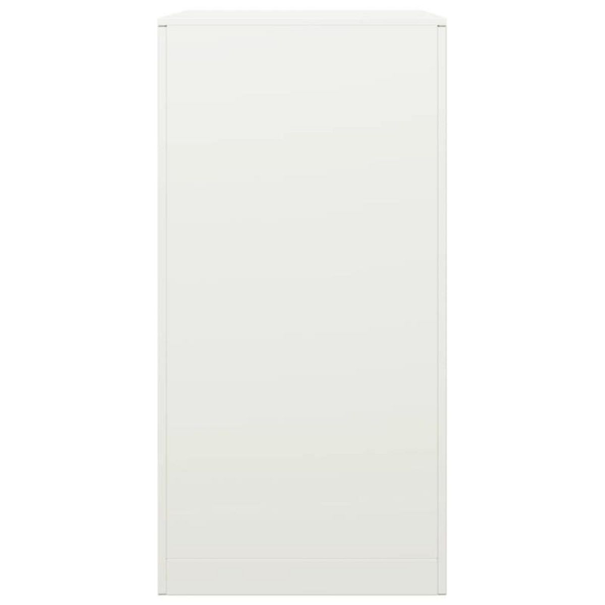 VIDAXL Portant de bois de chauffage blanc 60x40x80 cm acier