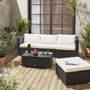 Voir la diapositive 3 : SWEEEK Salon de jardin en résine pour 4 personnes - Torino