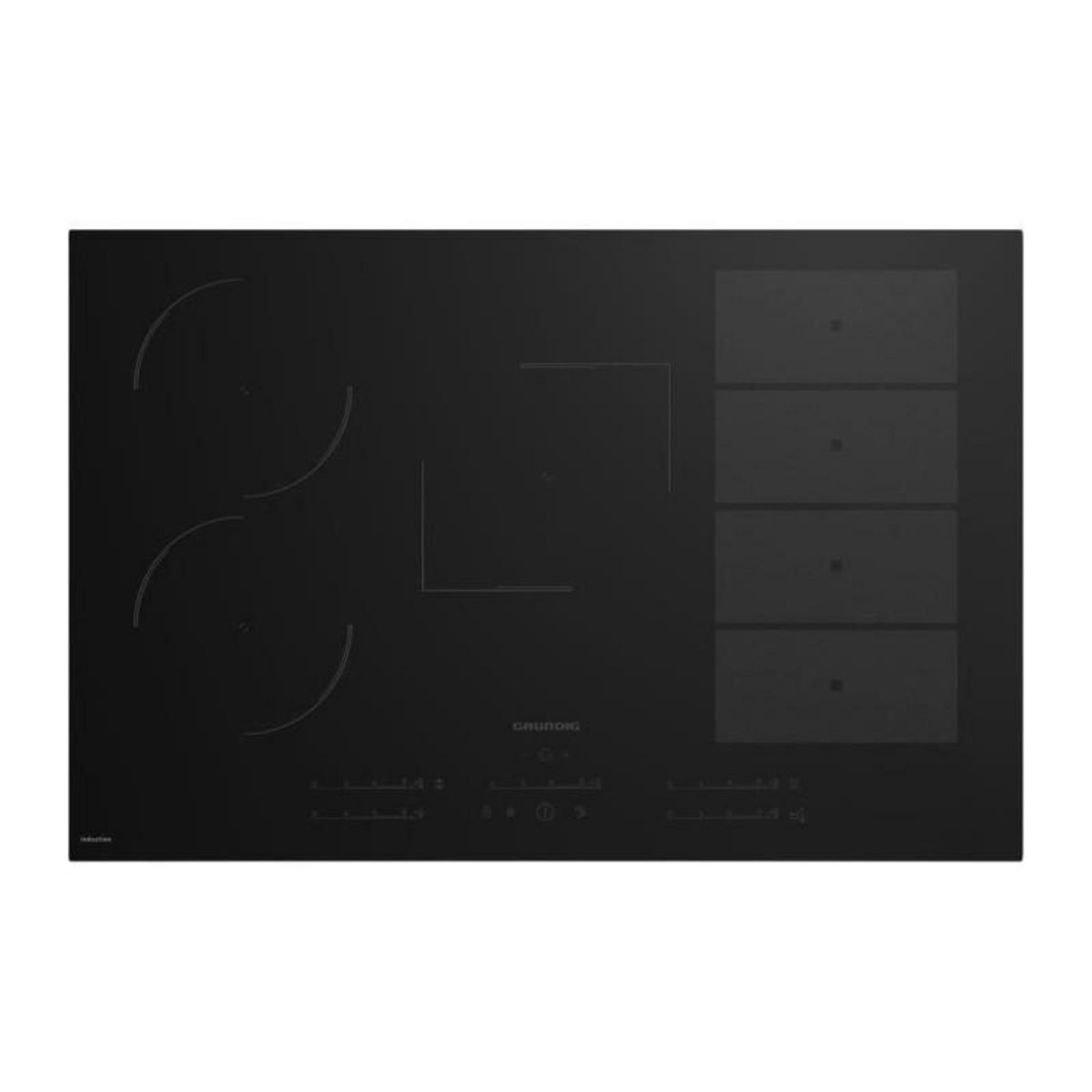 Grundig Plaque de cuisson induction GRUNDIG - 5 feux - 80 cm - GIEI827578PN