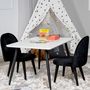 Voir la diapositive 4 : Paris Prix Table Enfant & 2 Chaises  Polar  80cm Blanc & Noir