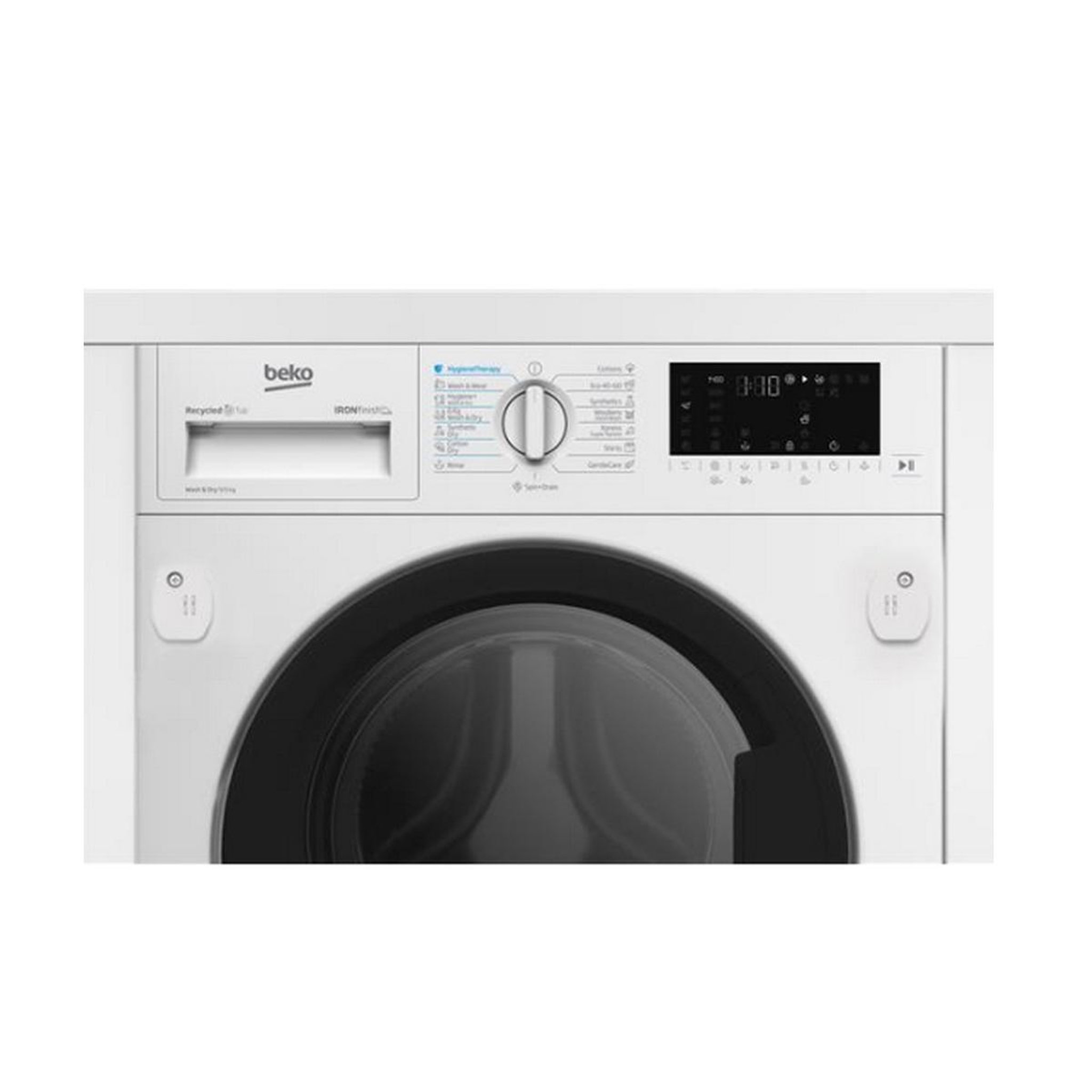 Voir la diapositive 3 : Beko Lave-linge séchant 9/6kg 1400 tours/min - b5dbt69547w