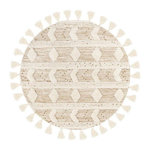 Paris Prix Tapis Bohème Tissé à la Main  Bohist  160cm Crème & Kaki