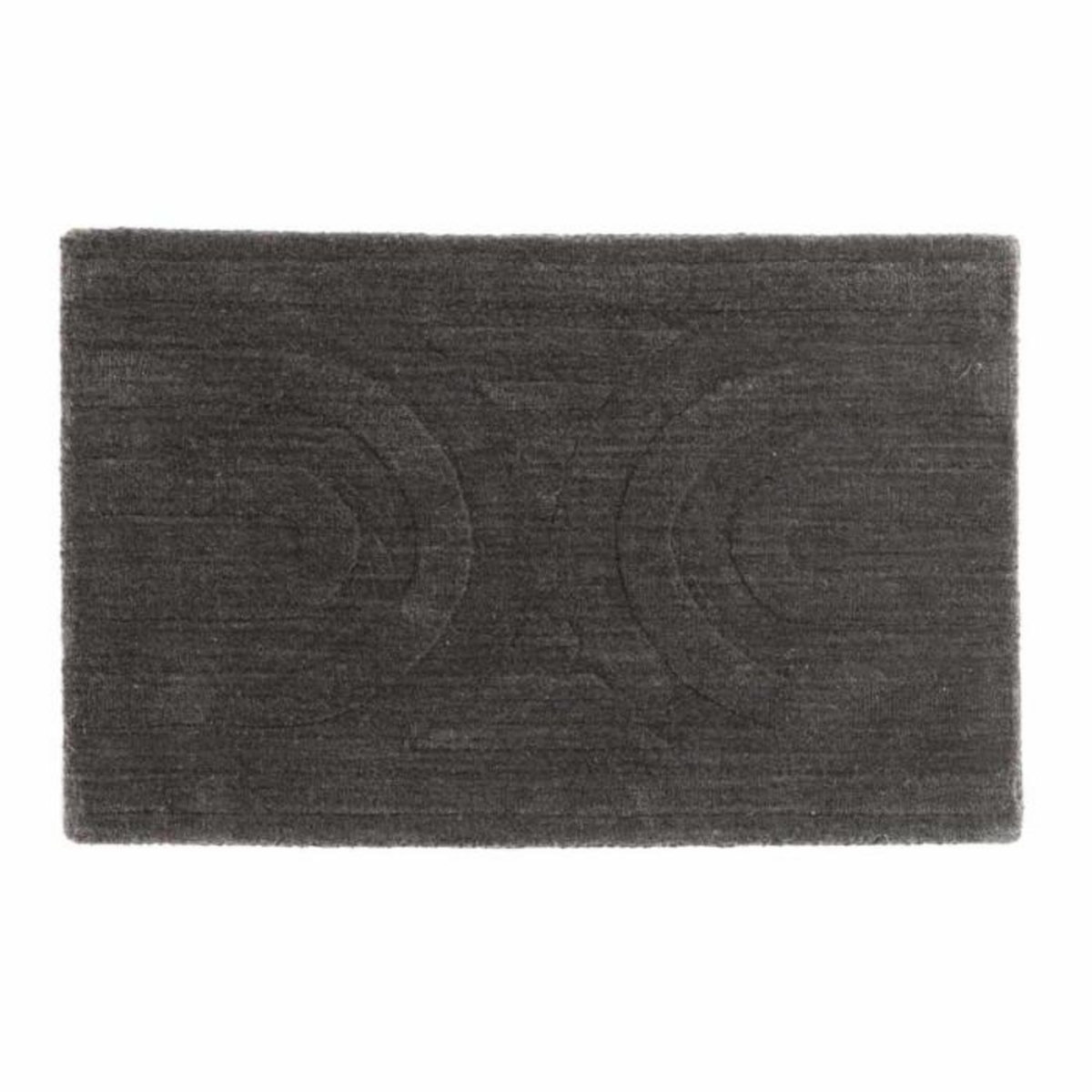 Paris Prix Tapis Déco  Nora  50x80cm Gris Foncé