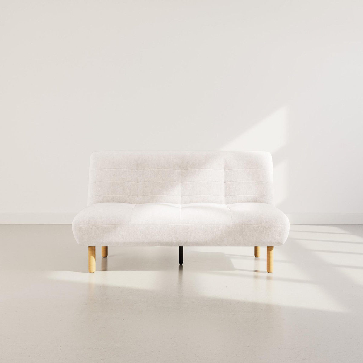 BEST MOBILIER Soan - banquette 2 places convertible clic-clac en velours texturé