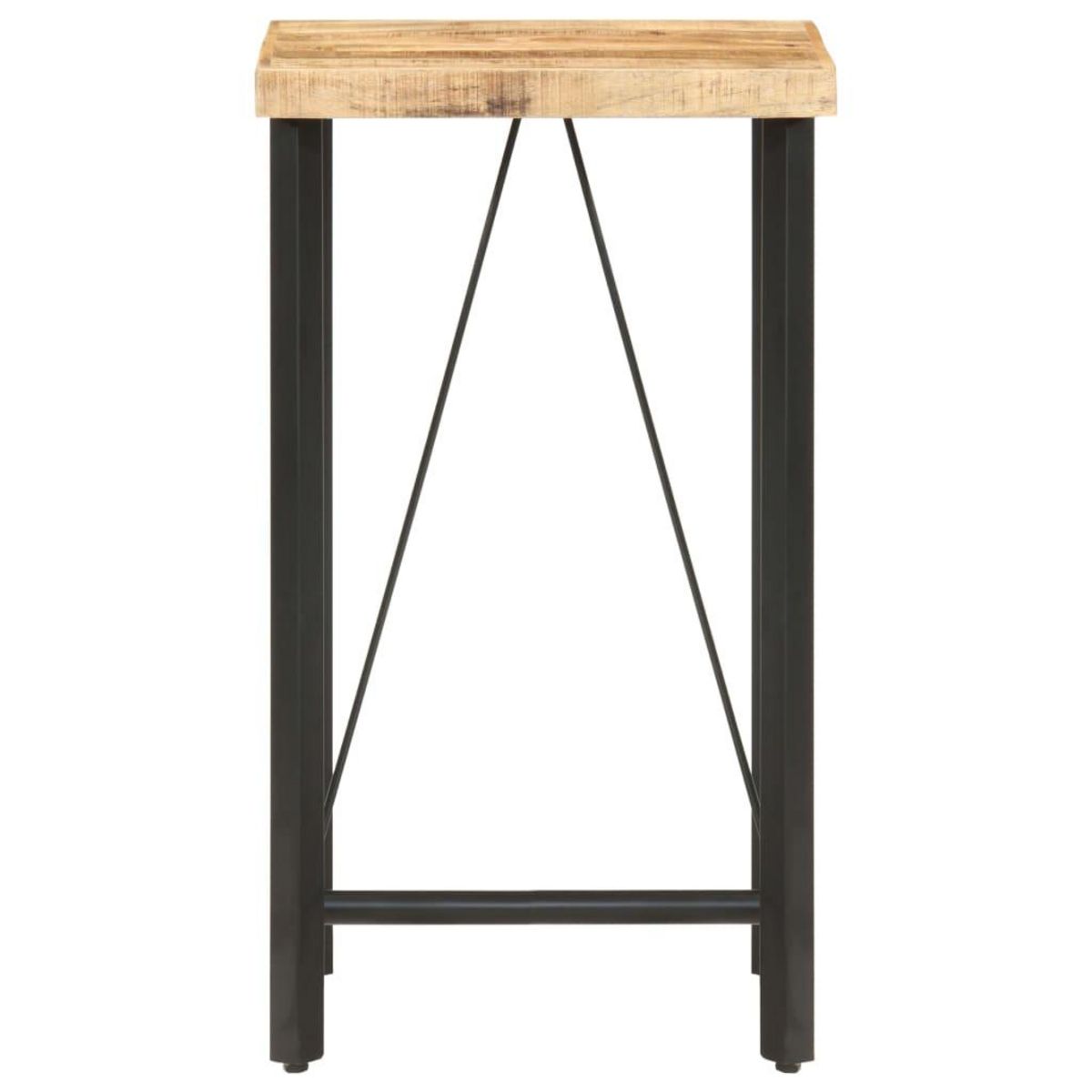 VIDAXL Table de bar 60x60x107 cm Bois de manguier brut