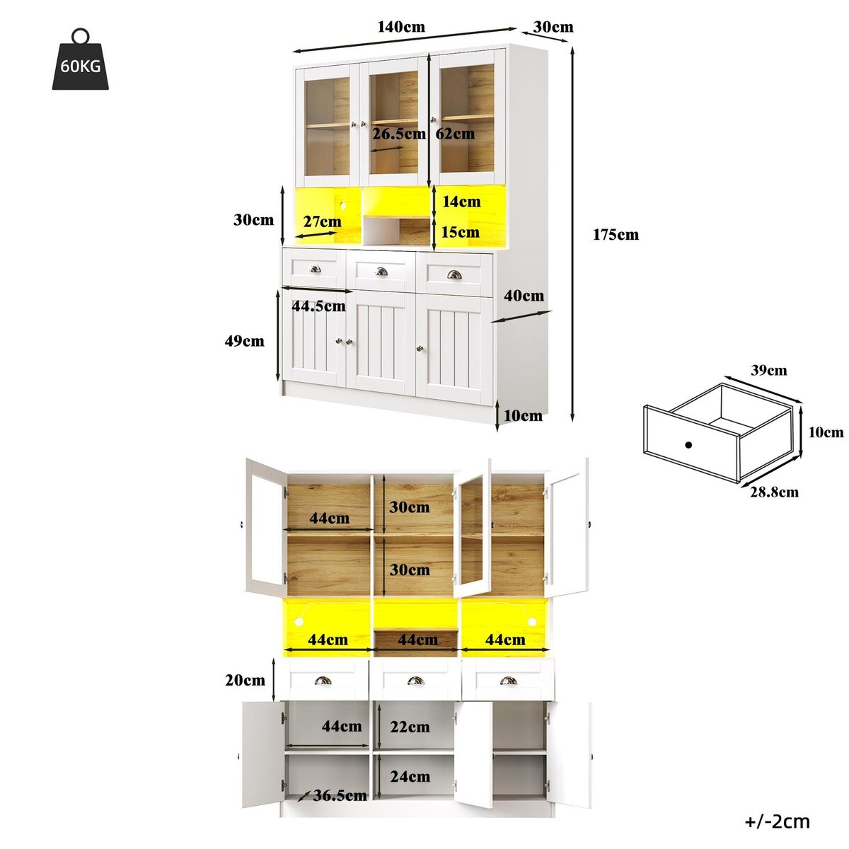 MERAX Buffet de cuisine