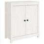 Voir la diapositive 2 : VIDAXL Buffet blanc 70x35x80 cm bois massif de pin