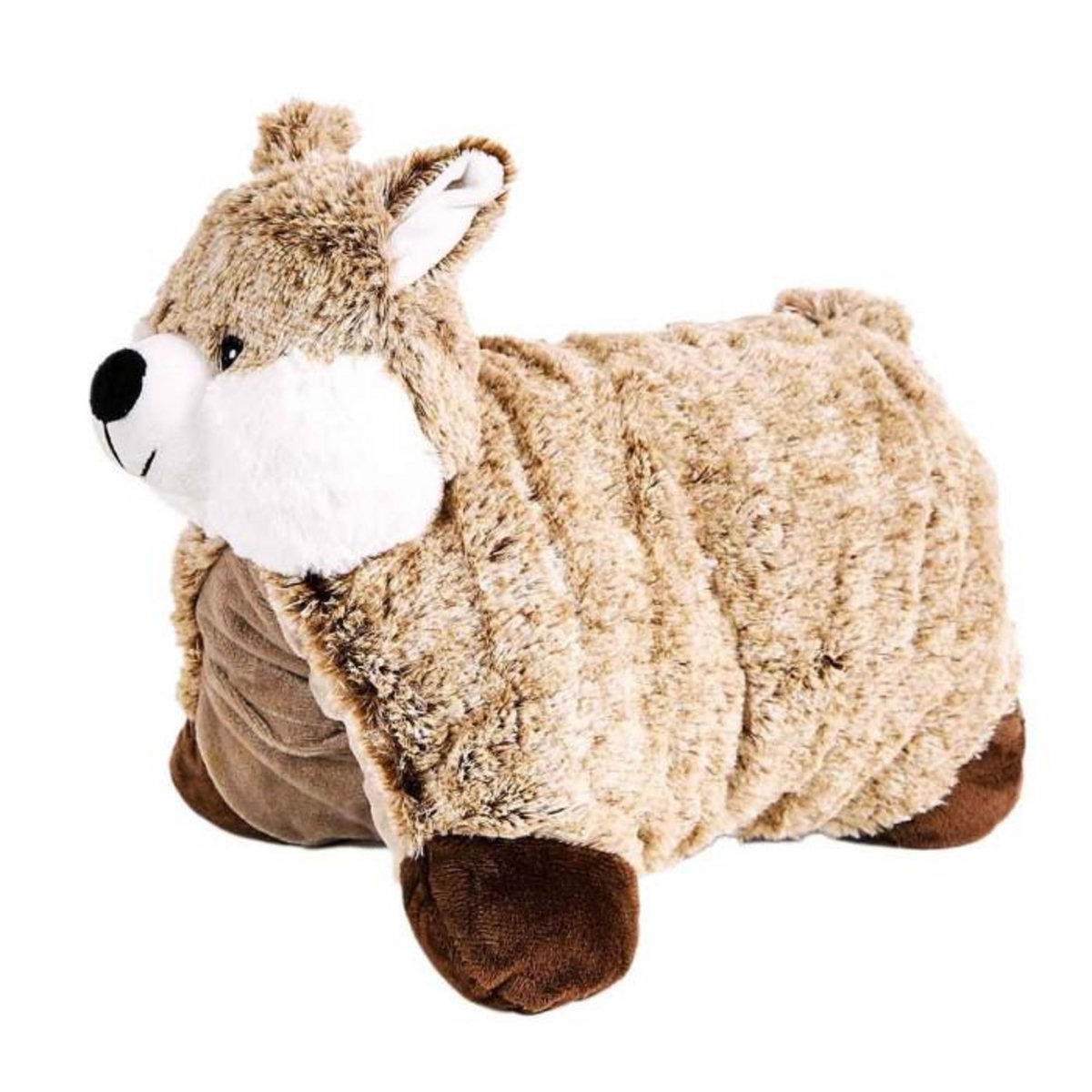 Paris Prix Bouillotte Coussin  Micro-Ondable  34cm Marron