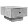 Voir la diapositive 2 : VIDAXL Table basse gris beton 60x45x31 cm bois d'ingenierie