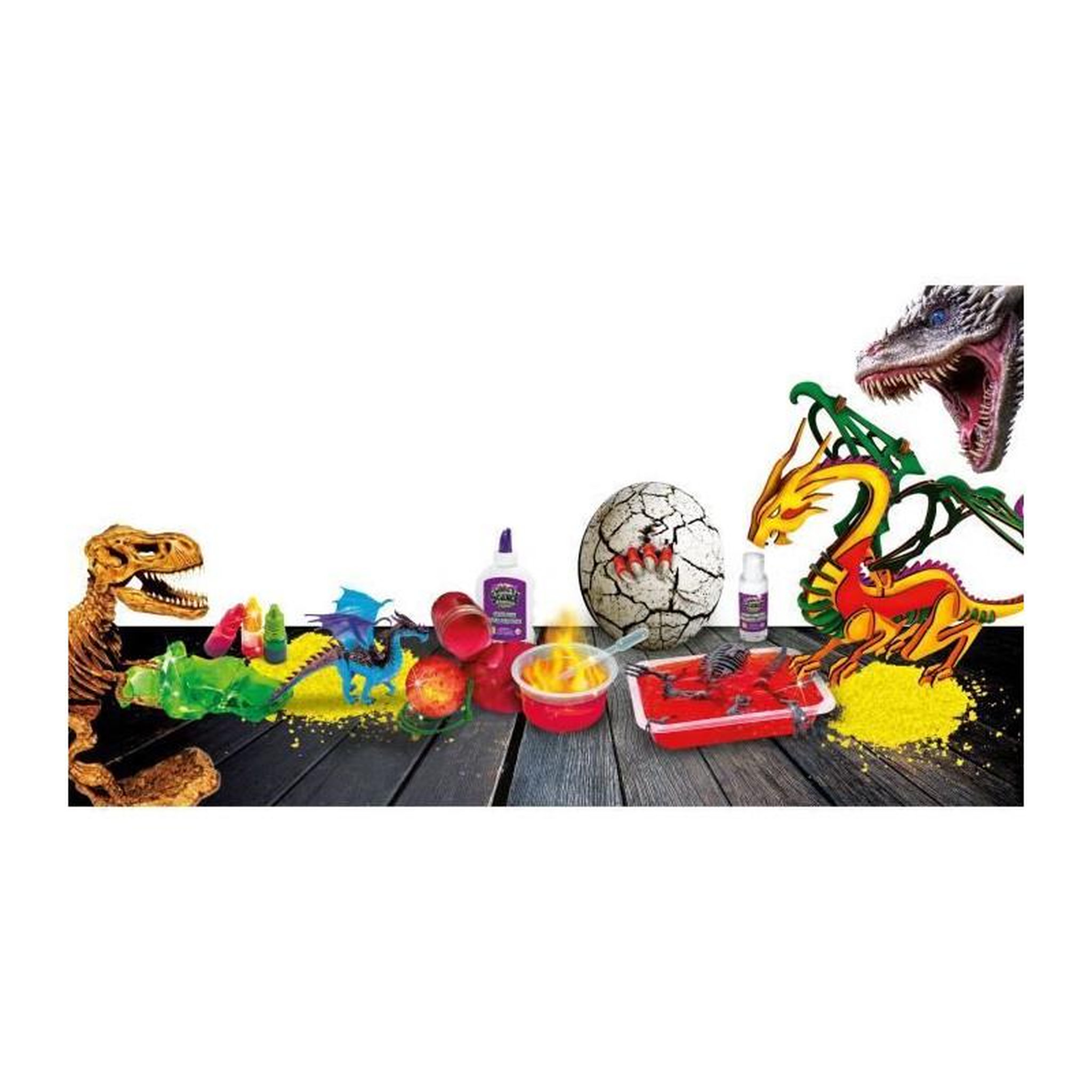 Voir la diapositive 2 : LISCIANI GIOCHI Crazy Science - loisirs créatifs - Dragons et Dinosaures a construire - LISCIANI