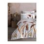 Voir la diapositive 2 : GENERIQUE Parure de lit - 182TRK63448 - 1 housse de couette 220 x 240 cm + 2 taies d'oreiller 60 x 60 cm - Satiné 100% coton - Blanc
