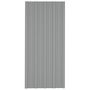 Voir la diapositive 2 : VIDAXL Panneaux de toiture 12 pcs Acier galvanise Gris 100x45 cm