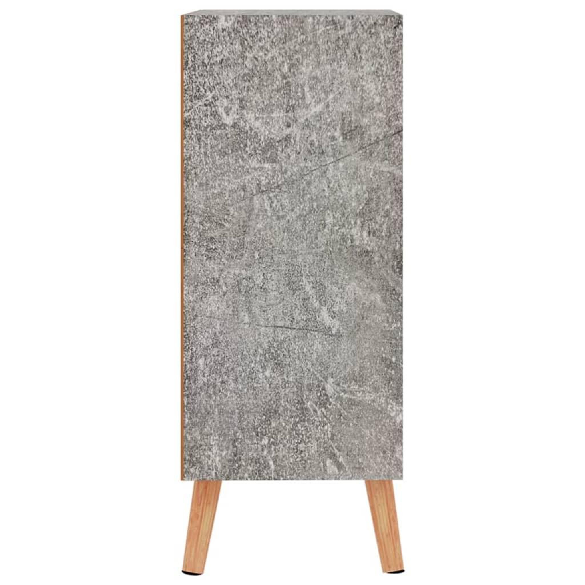 Voir la diapositive 4 : VIDAXL Buffet gris beton 60x30x72 cm bois d'ingenierie