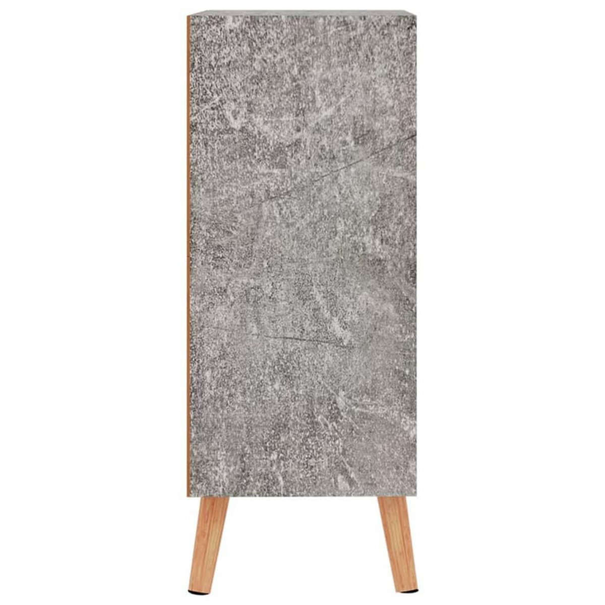 VIDAXL Buffet gris beton 60x30x72 cm bois d'ingenierie