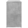 Voir la diapositive 5 : VIDAXL Armoire laterale Gris beton 60x30x50 cm Agglomere